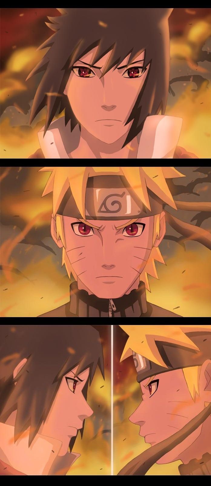 Dessin De Sasuke Et Naruto